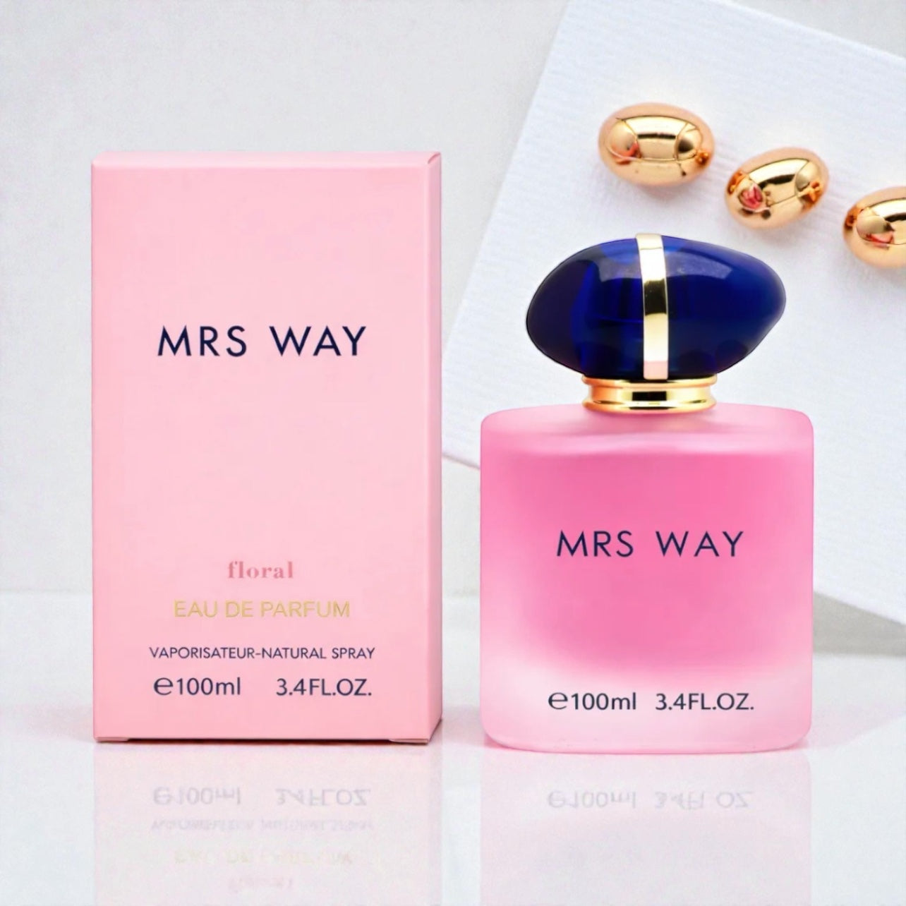 Perfumy MRS WAY Floral Eau de Parfum to elegancki i kobiecy zapach stworzony dla osób, które cenią delikatność i styl