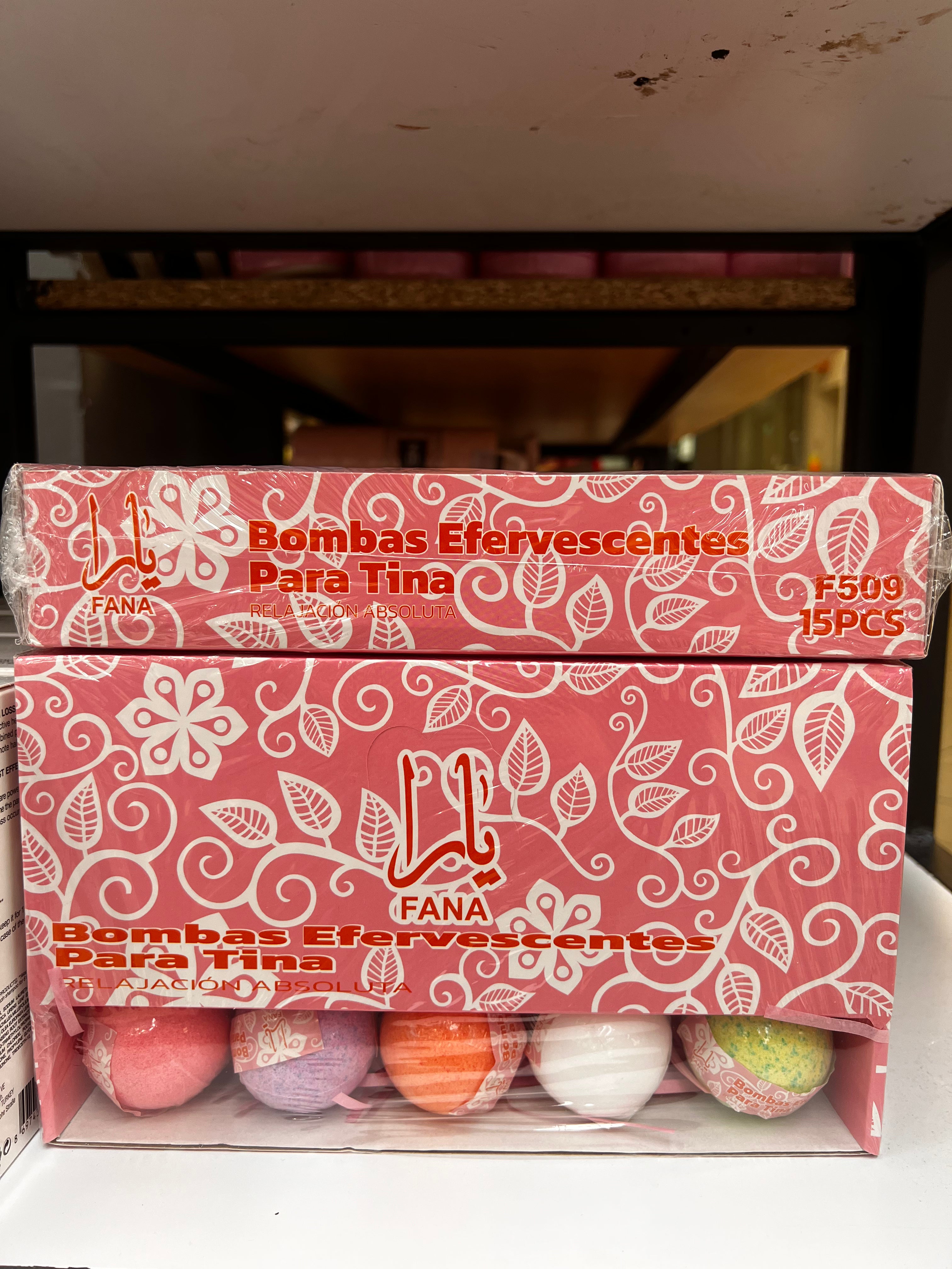 Fana Yara Bombas Efervescentes Para Tina 15 szt. – kule do kąpieli